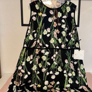 Victoria Beckham floral dress NWT 2X